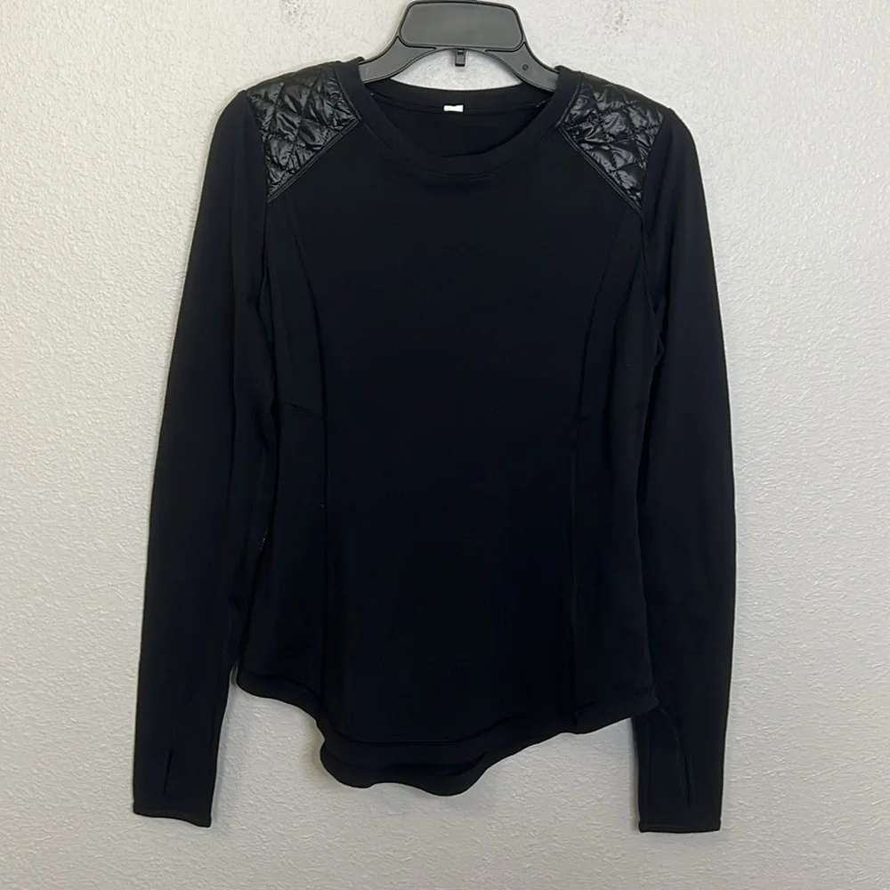 Lululemon Run Ice Queen Long Sleeve Black Size 6